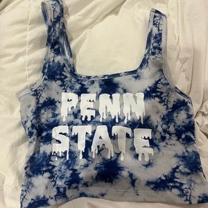Tie Dye Penn State Crop Tank